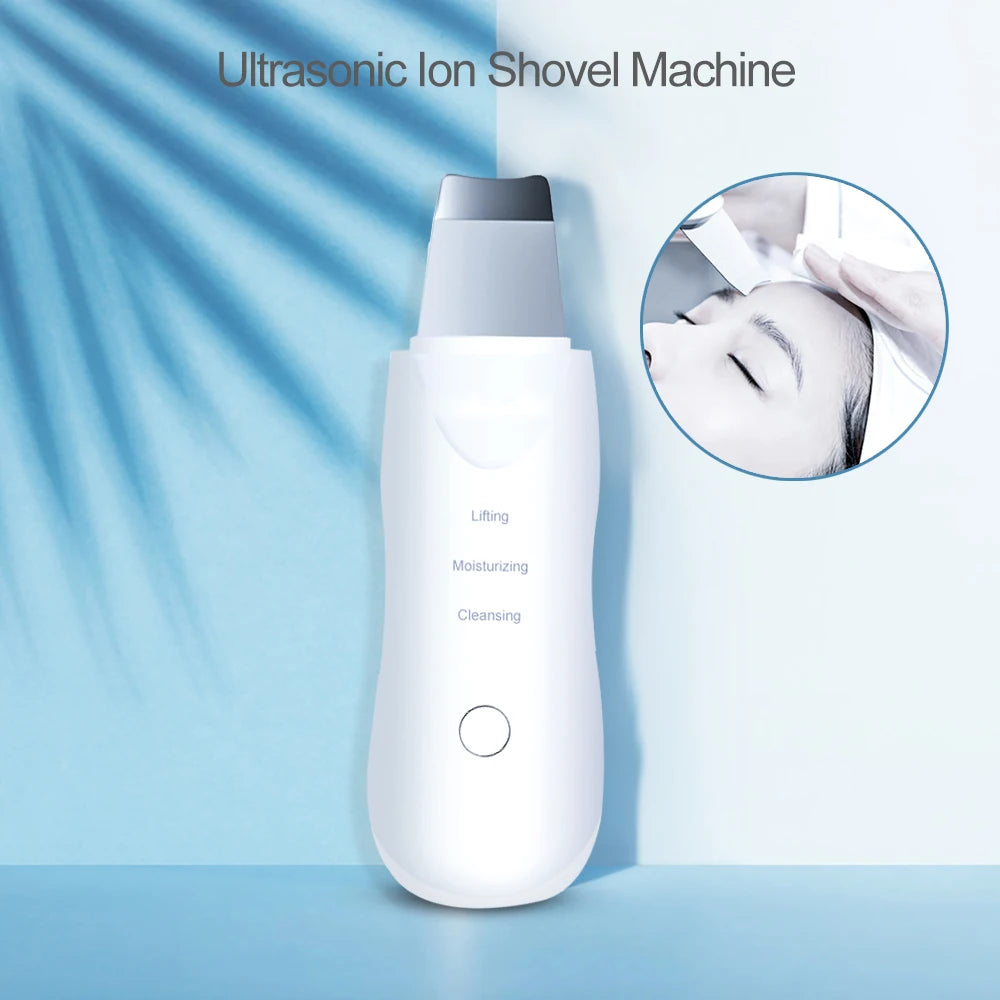 ZenGlow™ Ultrasonic Facial Skin Scrubber & Pore Cleaner