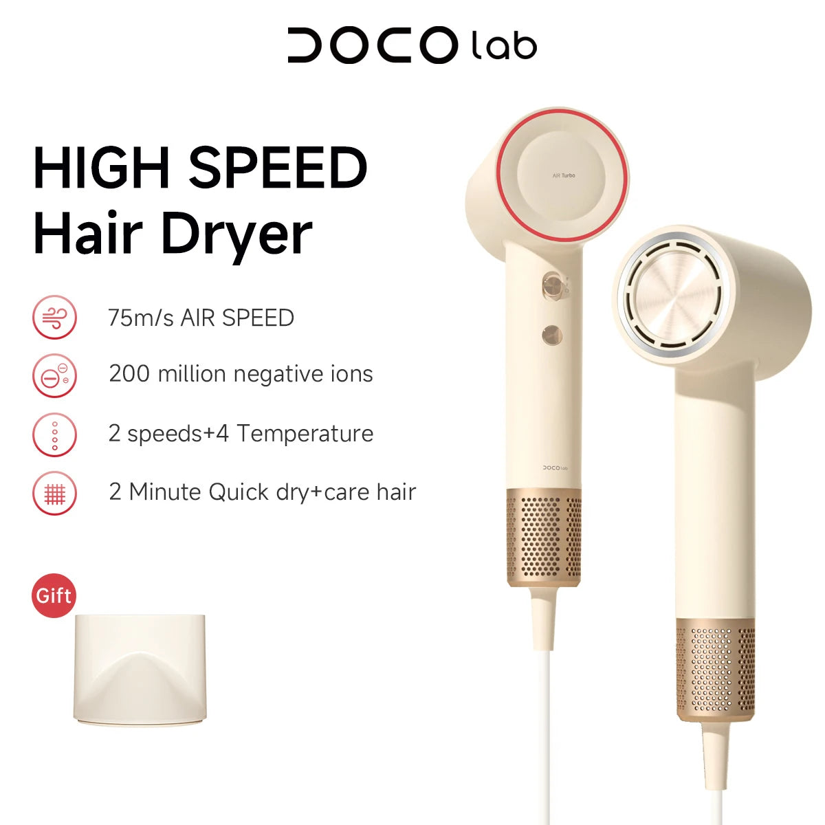 ZenAir™ High-Speed Ionic Hair Dryer