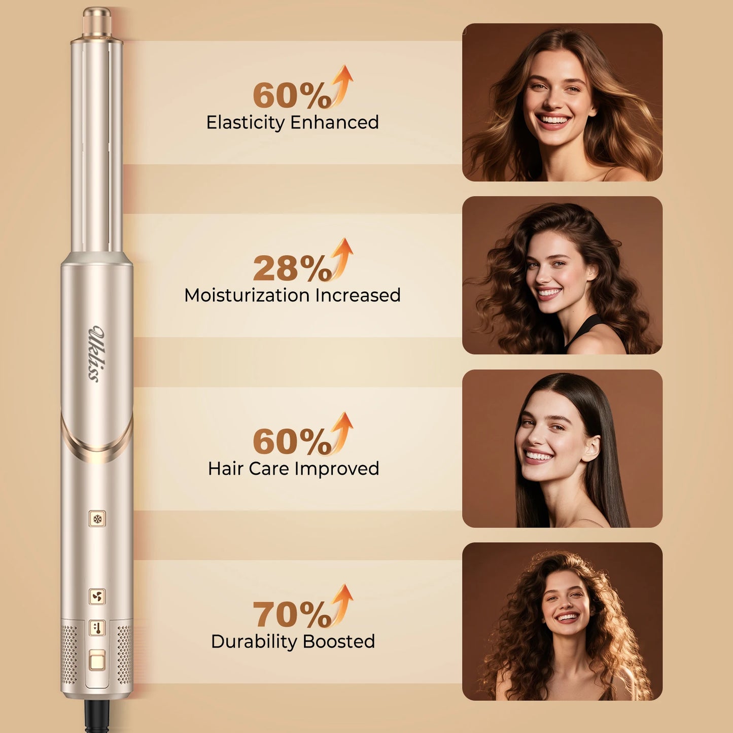 ZenStylist™ 8-in-1 Multifunctional Airwrap & Hair Styler