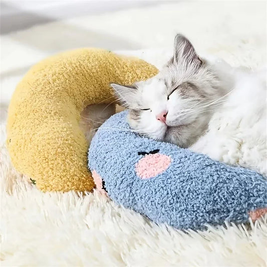 ZenRest™ Soft Plush Calming Neck Pillow for Cats & Dogs