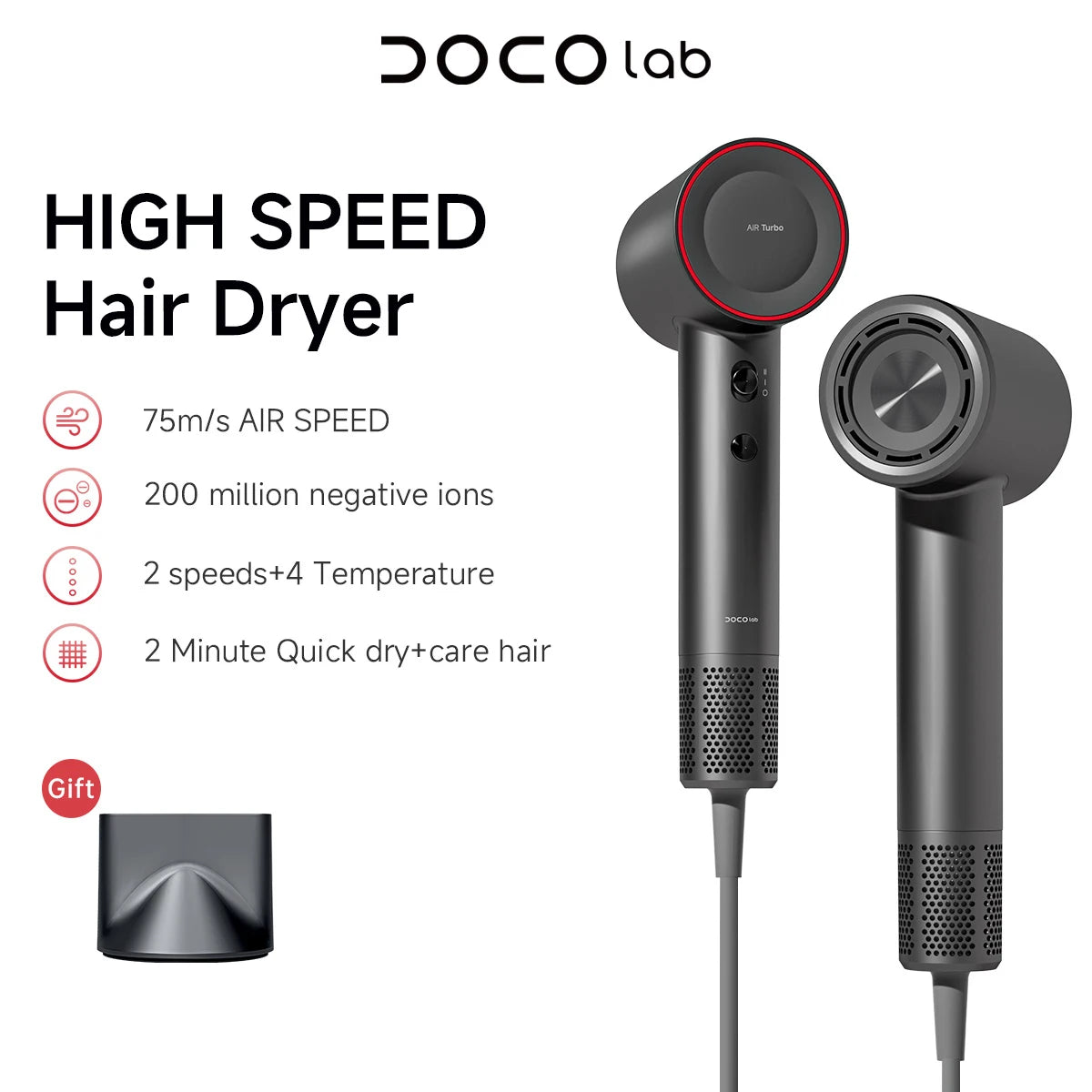 ZenAir™ High-Speed Ionic Hair Dryer