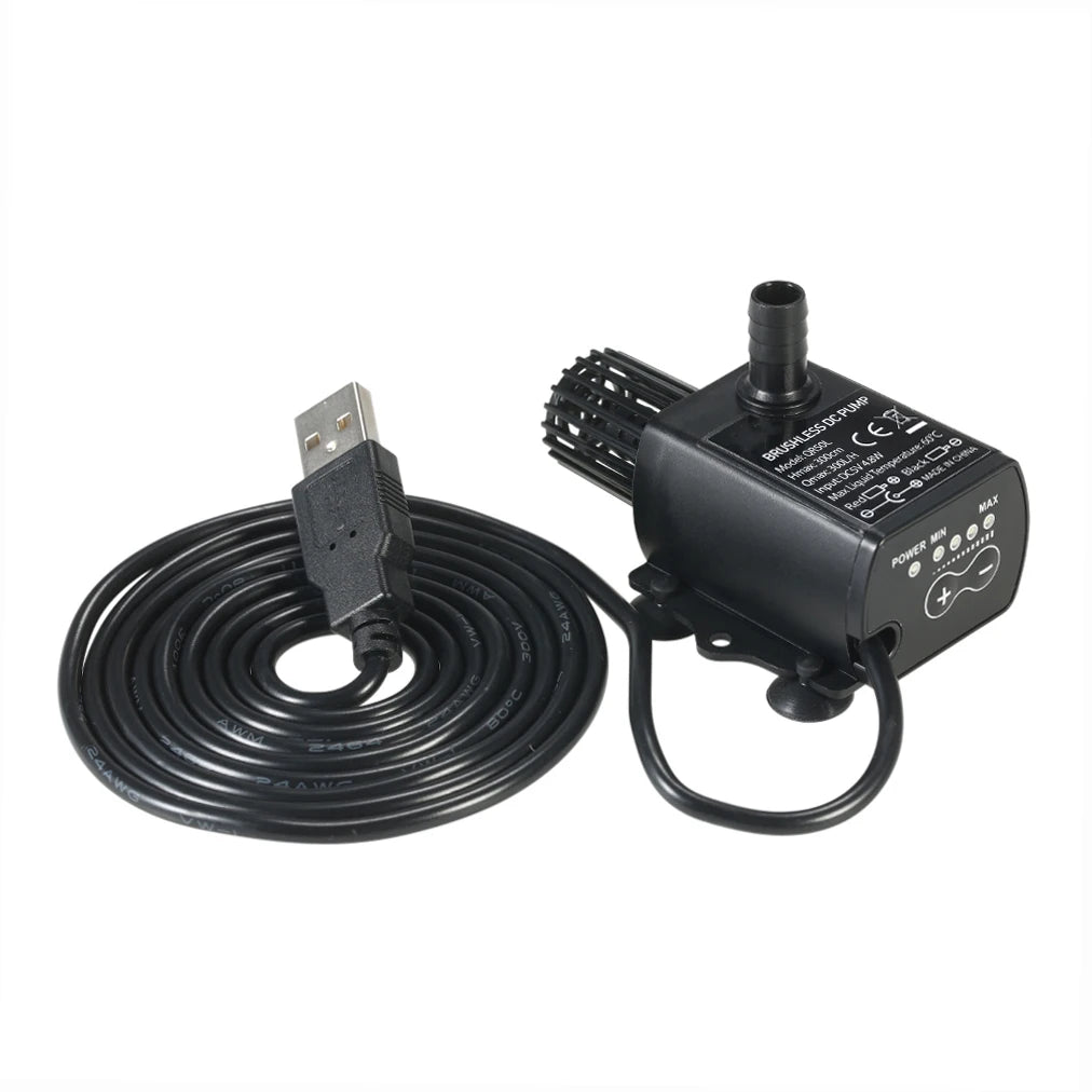 HydroFlow™ USB Mini Silent Submersible Water Pump