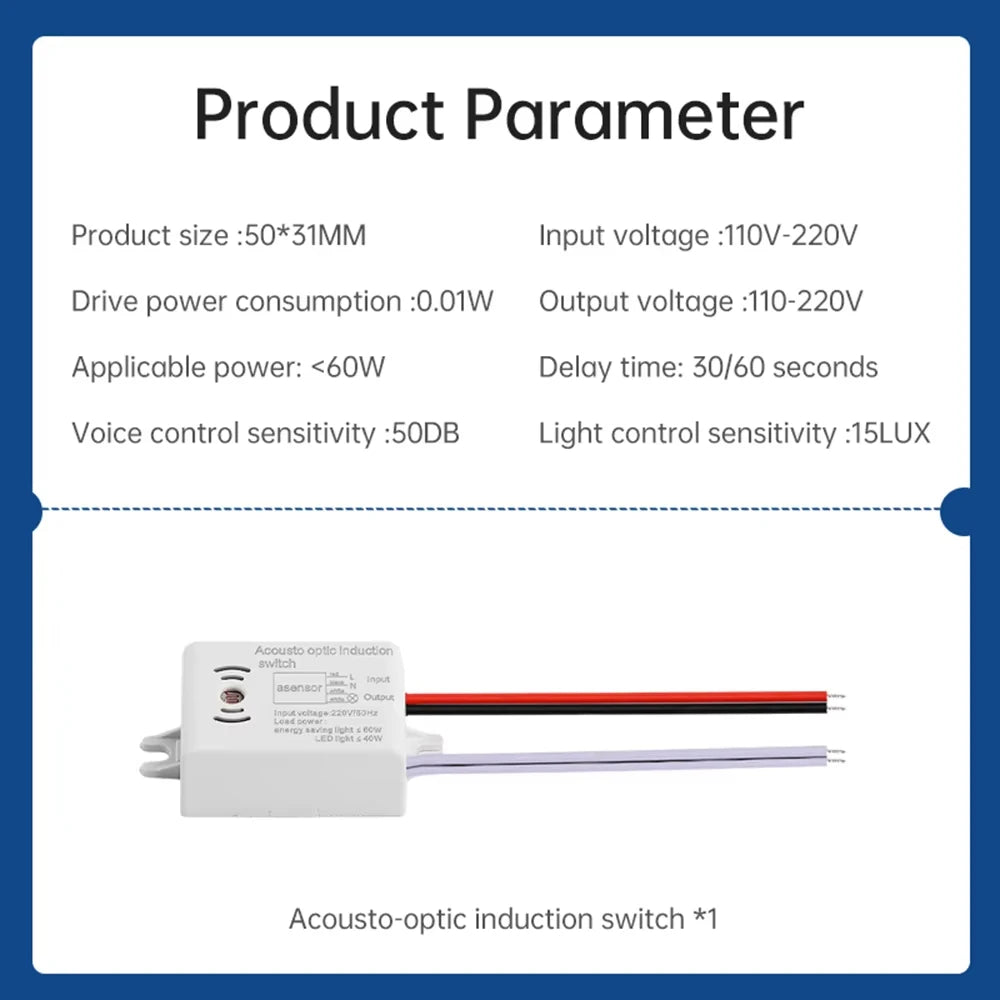 ZenSense™ Automatic Sound & Motion Sensor Module
